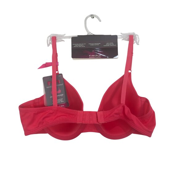 Maidenform Women One Fab Fit T-Shirt Bra SZ 36B Pink Coral Classic - Picture 3 of 8